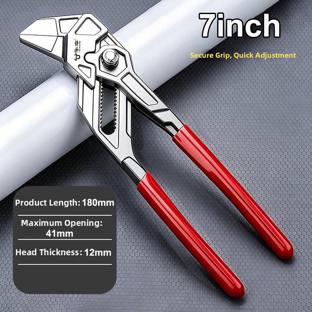 Quick Adjust Water Pump Pliers Self Locking Pipe Repair Pliers Plumbing Gripping Tool  Pipe Repair