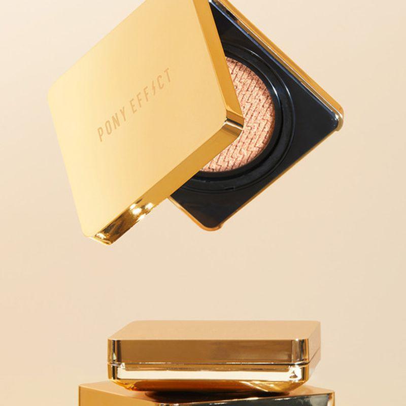 PONY EFFECT (Main + Refill) Cover Stay Cushion Foundation EX 003 Nude Beige