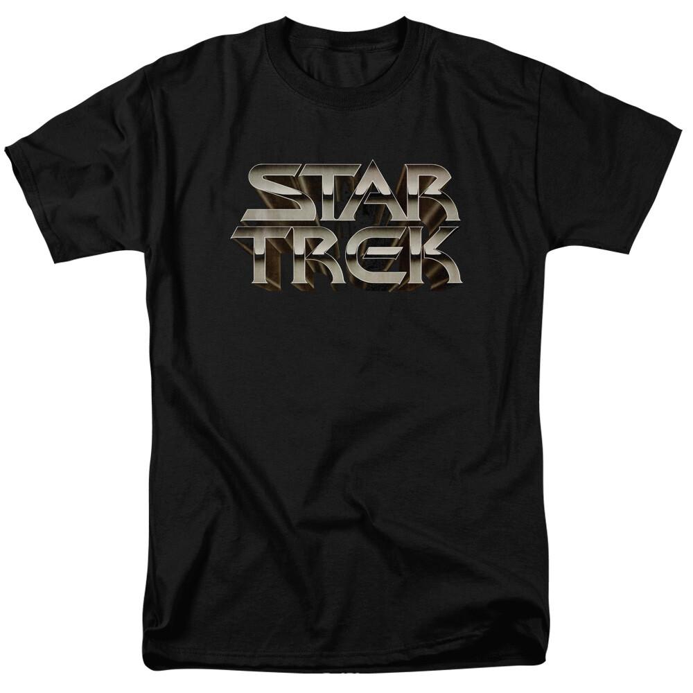 Star Trek Feel The Steel T Shirt Licensed Sci-Fi TV Classic Adult Tee New Black M