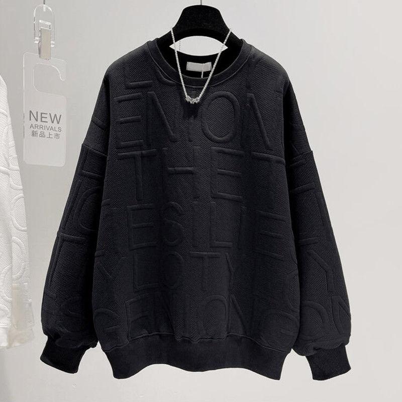 Spring and Autumn Mid-length Sweatshirts Men's Crewnecks Capless Underwear Tops Thin Loose Long-sleeved Tops and Undershirts