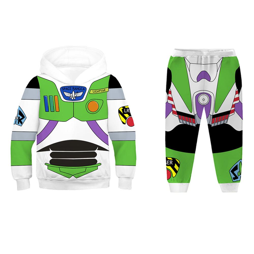 New Toy Story Woody Children's Hooded Sweater, Buzz Lightyear cos Children's Suit Men