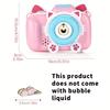 Cartoon Camera Bubble Machine Toy, Automatic Bubble Blower For Boys And Girls, Suitable For Outdoor Play, Birthday Gifts