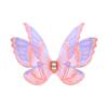 50Pcs 3D Organza Fabric Butterfly Appliques Double-layer Translucent Chiffon Butterfly Embroidered Patches Gradient Color