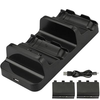 Podwójna ładowarka do kontrolera Xbox One, podwójna stacja dokująca z 2 akumulatorami do kontrolera Xbox One Slim