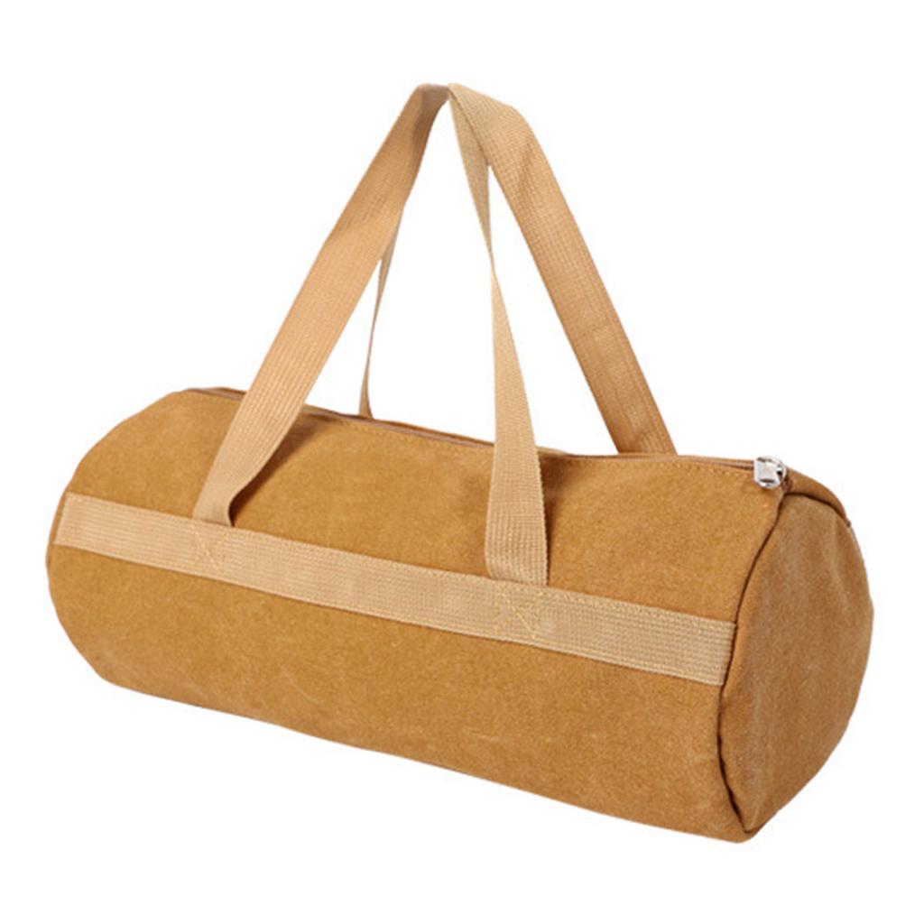 Tent Stake Bag Waterproof Dustproof Canvas Tent Pole Bag Portable Pegs Tool Storage Bag for Camping Hiking Outdoors
