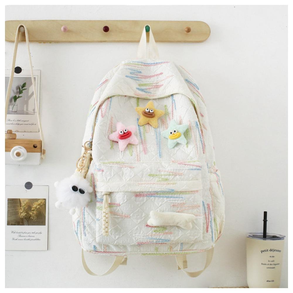 Backpack Female New Cute Female Student Schoolbag Junior High School High School College Student Class Backpack