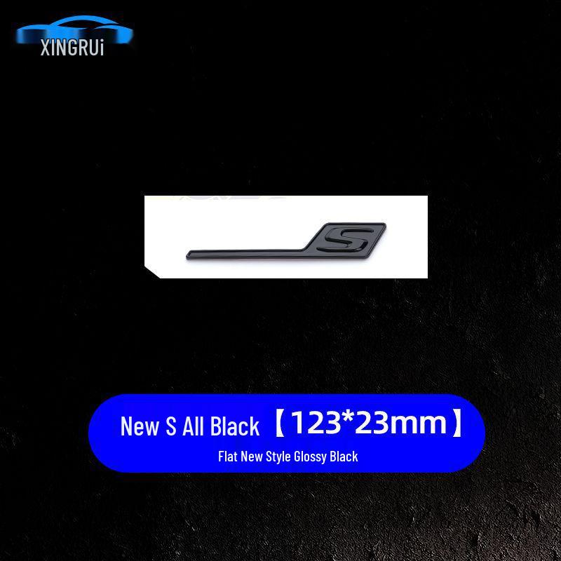 Mercedes E63S/C63S V8 Biturbo 4MATIC+ AMG Black Warrior Tail Badge Emblem Sticker