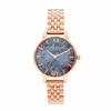 Olivia Burton Under the Sea Shell Floral Rose Gold Bracelet