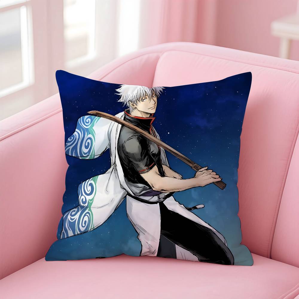 Anime G-GINTAMA Pillow Case pattern printing pillowcase living room sofa cushion cover bedroom room decor