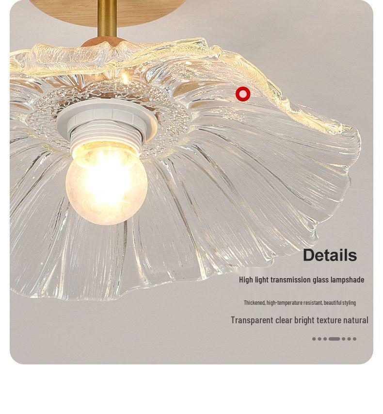 Nowoczesna Minimalistyczna Lampa Sufitowa w Kształcie Kwiatu do Korytarza, Klatki Schodowej, Balkonu lub Foyer