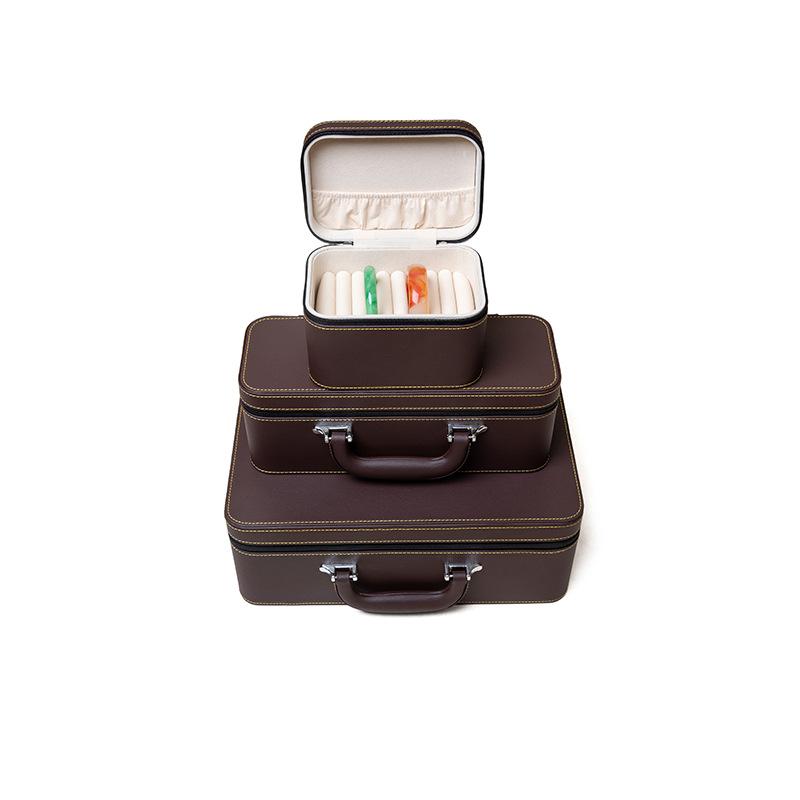 Storage Box Large Capacity Leather Bracelet Box Special Jadeite Jade Bracelet for Multiple Bracelet Boxes Storage