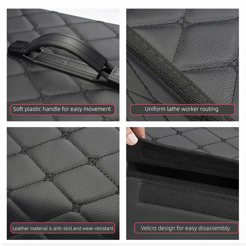 Faltbare Auto-Kofferraum-Aufbewahrungsbox Leder-Organizer-Behälter Reifenventilkappe Für Mercedes Benz AMG GLE GLS CLA CLE GLC CLS GLA W223 W213