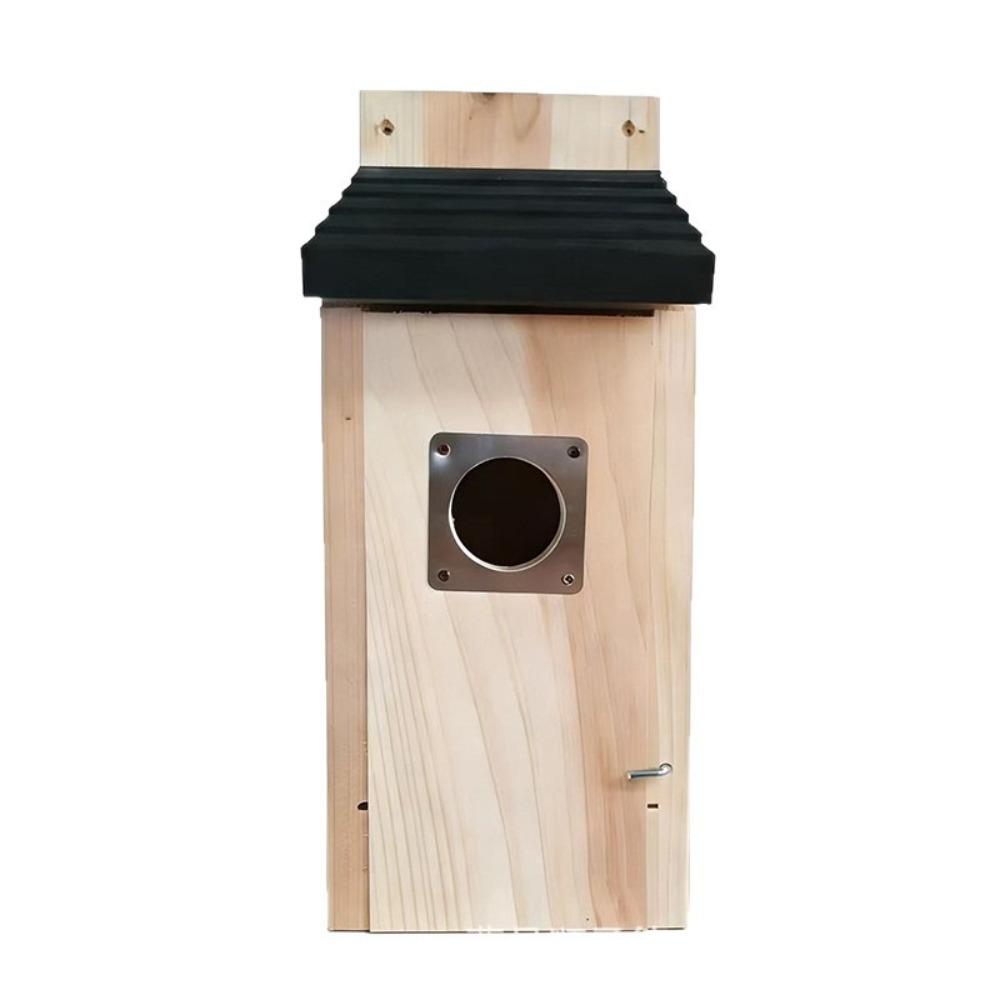Incubation Box Bird Breeding Box Weatherproof Bird Nest House Wooden Bird House  Patio чёрный