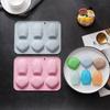 6Cavity Madeleine Silicone Mold Chocolate Mold Mousses Cake  Bakings Tool