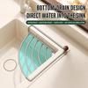 Triangle Shape Sink Drain Rack Stainless Steel Dish Cloth Holder New Sponge Holder  Kitchen Sink