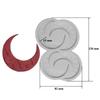 Silicone Ramadan Moon Mold Ramadan Themed Flexible Stars Chocolate Mold Non-stick Heat Resistant Baking Mold Cake Making