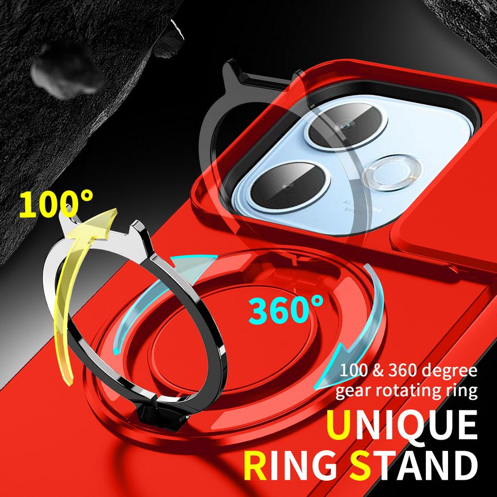 Sliding Camera Protects Phone Case for OPPO A5 Pro A3x A3 A40 A60 OPPO Reno 13F Reno 13 Pro Reno13 Metal Bracket Rugged Cover
