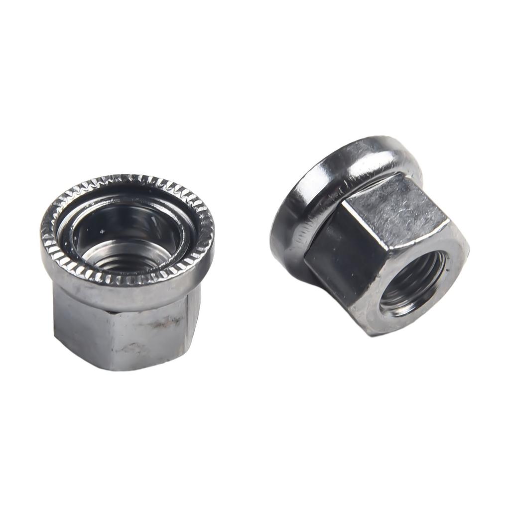 Axle Track Nuts 2Pcs Anti-skid Bicycle Cycle M9/M10