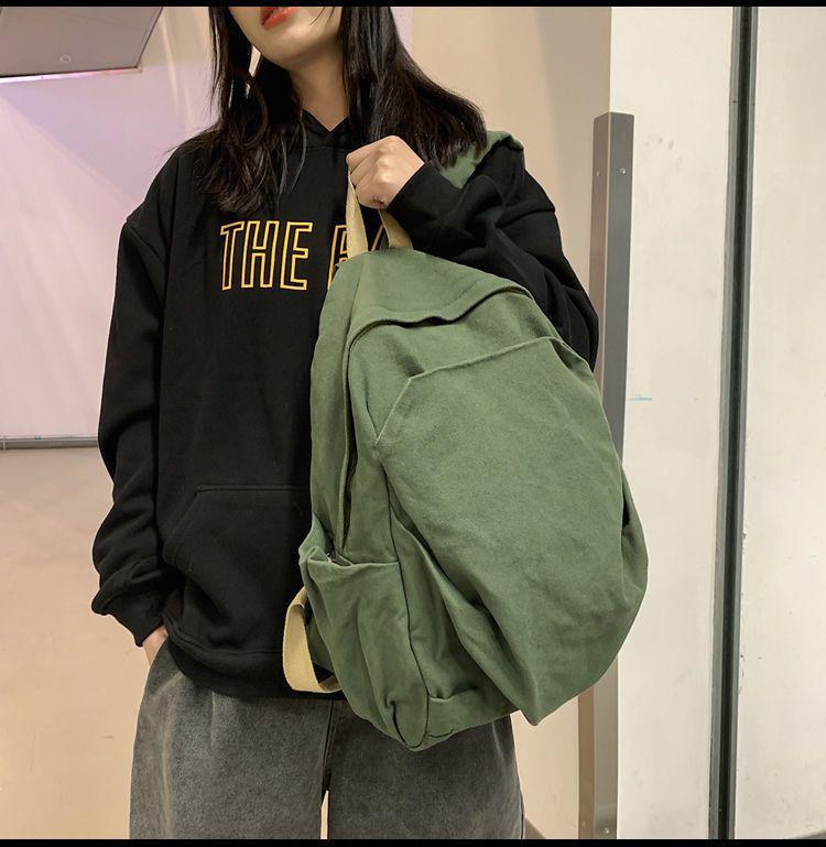 Women's Retro Canvas Backpack: Spacious, Durable & Stylish for College, Travel & More