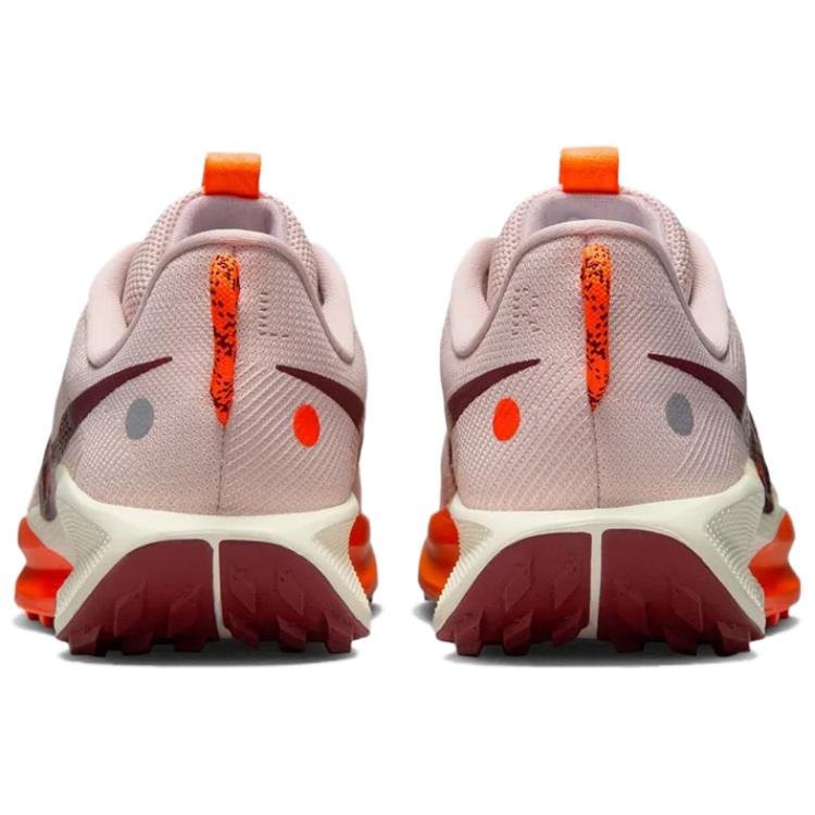 New Nike REACTX PEGASUS TRAIL 5 Abrasion Resistant Low Top Running Shoes Women's Pink Orange White DV3865-602