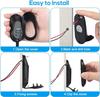 3-Ports 12V-24V Car Charger USB Outlet Type-C PD3.0 Dual QC3.0 Panel Wall Surface Mount Fast Charger Adapter for RV Marine Bus