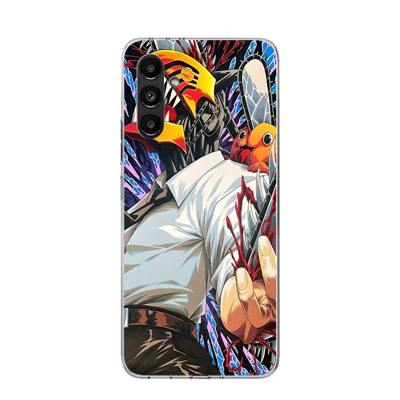 C-Chainsaw Mans Denji Phone Case For Samsung Galaxy A17 A16 A14 A15 A13 A57 A56 A54 A55 A53 A37 A36 A34 A35 A33 A26 A24 A25 A23