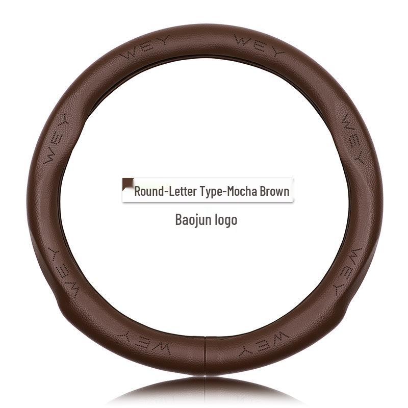 Genuine Leather Steering Wheel Cover for Great Wall WEY Mocha, VV6, VV5, VV7GT, Macchiato, Latte