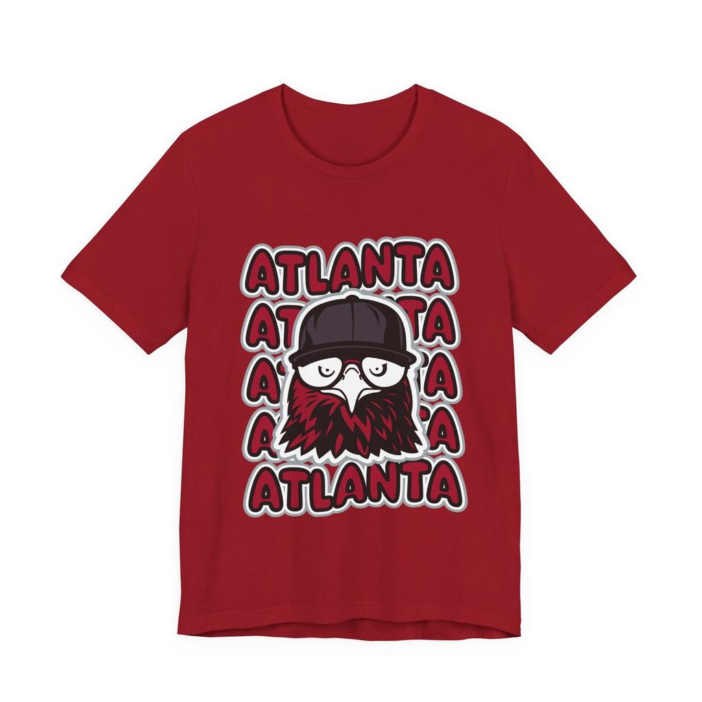 Atlanta Football T-Shirt Trendy Falcon Mascot Graphic Tee