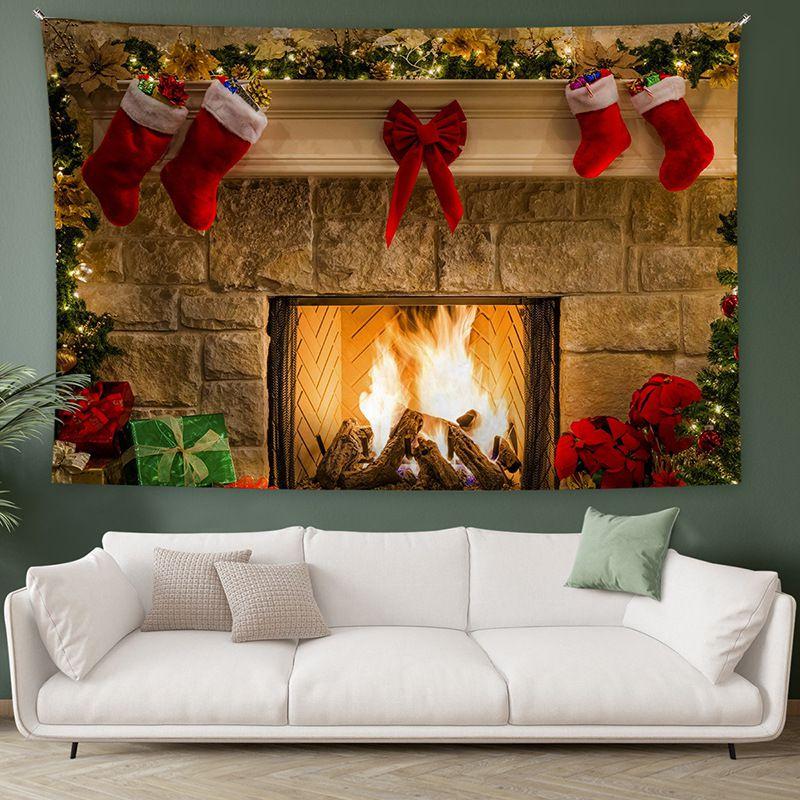 Festive Christmas Tapestry Background Cloth For Party Decor And More