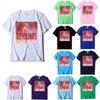 Ladies Crew Neck Taylor Print Pullover Short Sleeve Top Casual Fit Lightweight Cotton Blend Soft Fabric Tee Shirt