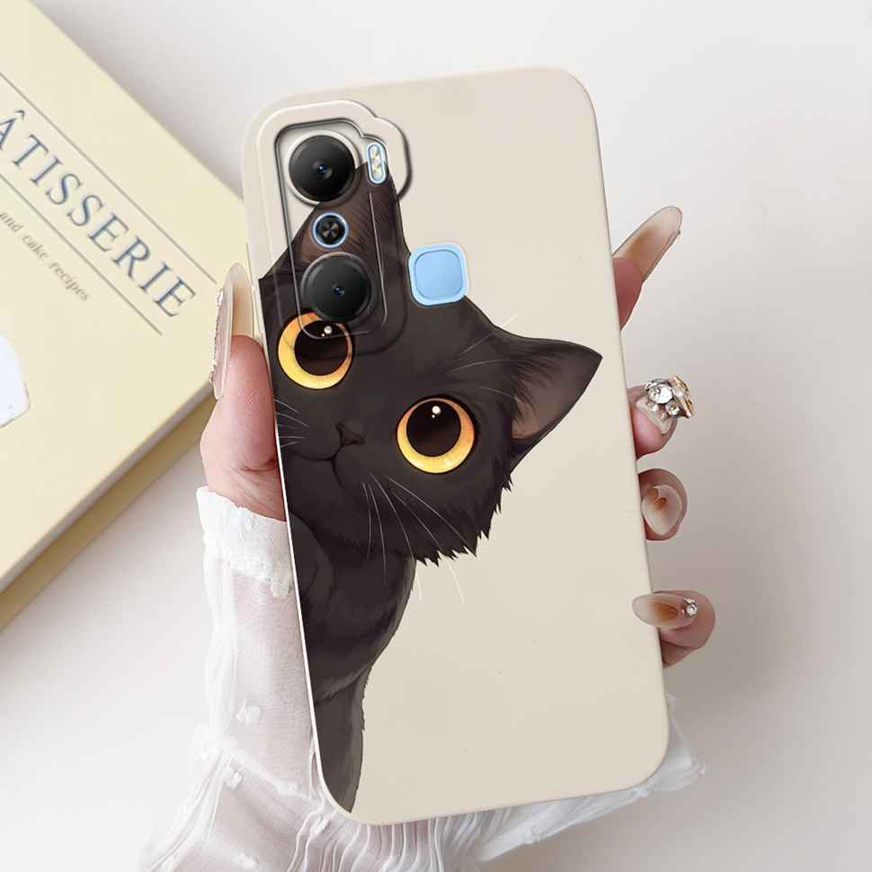 Hülle Für Infinix Hot 12 Pro X668C Schutzhülle Weich Schlank Niedliches Cartoon-Muster Abdeckung Für Infinix Hot 12 Hot12 Pro Handyhüllen Abdeckung