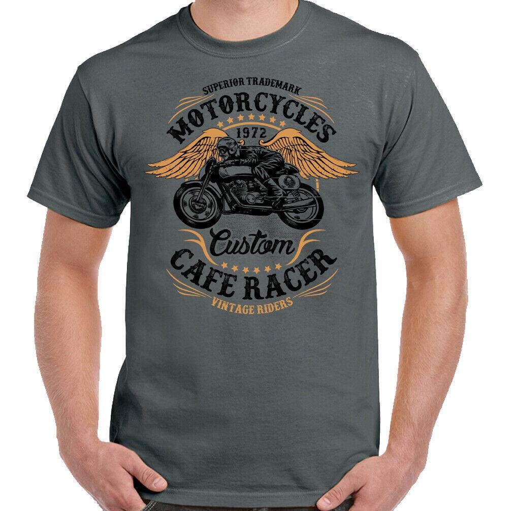 26 Cafe Racer T-Shirt Mens Biker Motorbike Motorcycle Enthusiast Custom Bike Top Unisex T-Shirt XL