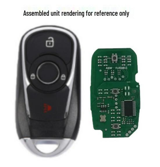 Buick Envision Smart Card Mainboard: 3-Button 315MHz 46 Electronic Remote Control