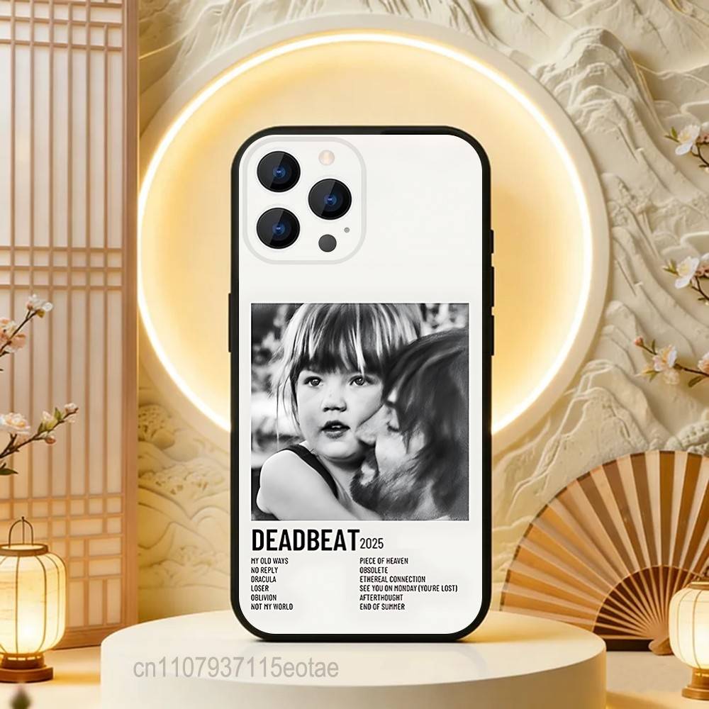 Deadbeat T-Tame I-Impala Black Soft Case For iPhone 17 13 14 15 11 16 12 Pro Max Pro Max Plus E Air Mini Phone Cover Shell