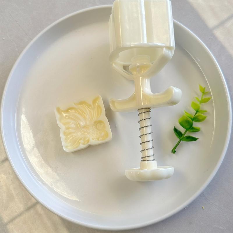 Cake Molds Dessert Press Tool Fish Shape Pastry Tool ABS Texture Pastry Moulds Baking Supplies Suitable for Dessert