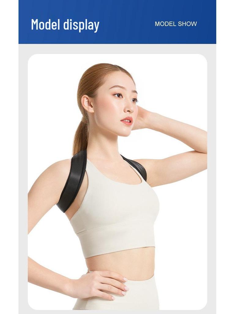Breathable Adjustable Cross-Border Back Posture Corrector for Men and Women - Anti-Hunchback Support for Sitting and Sports