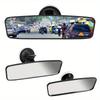 Car Rear View Mirror Adjustable 360 Panoramic Vehicle Car Rearview Parts with Suction Cup Car Decor Auto Interior Accessories