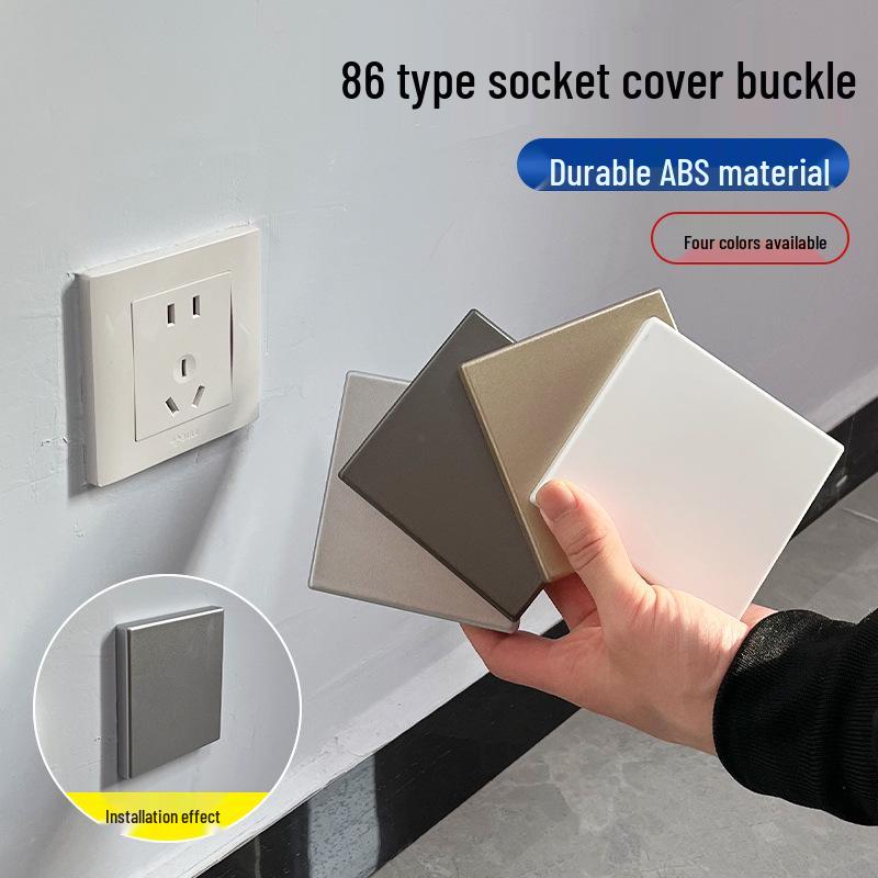 Ultra-thin Child Protection Socket Cover - Splash Proof and Protective Plate