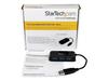 Hub USB 3.0 - StarTech - ST4300MINU3B - 4 ports - Câble intégré - Noir