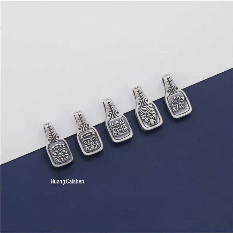 Non-fading Tibetan Copper Card Buckle Handmade Prayer Beads String - Buddhist Accessories.