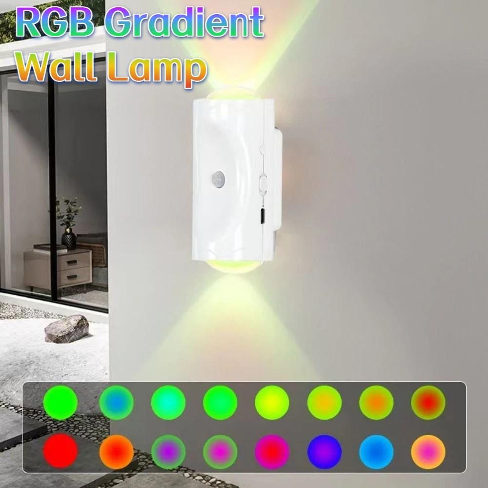 Dimmable Wall LED Lamp Wireless RGB Gradient Wall Lamp LED Closet Light  Kitchen