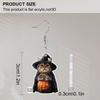 2D Flat Funny Magic Ghost Acrylic Earrings Halloween Party Witch Hat Black Cat Pumpkin Dangling Earrings Women's Holiday Charm Jewelry