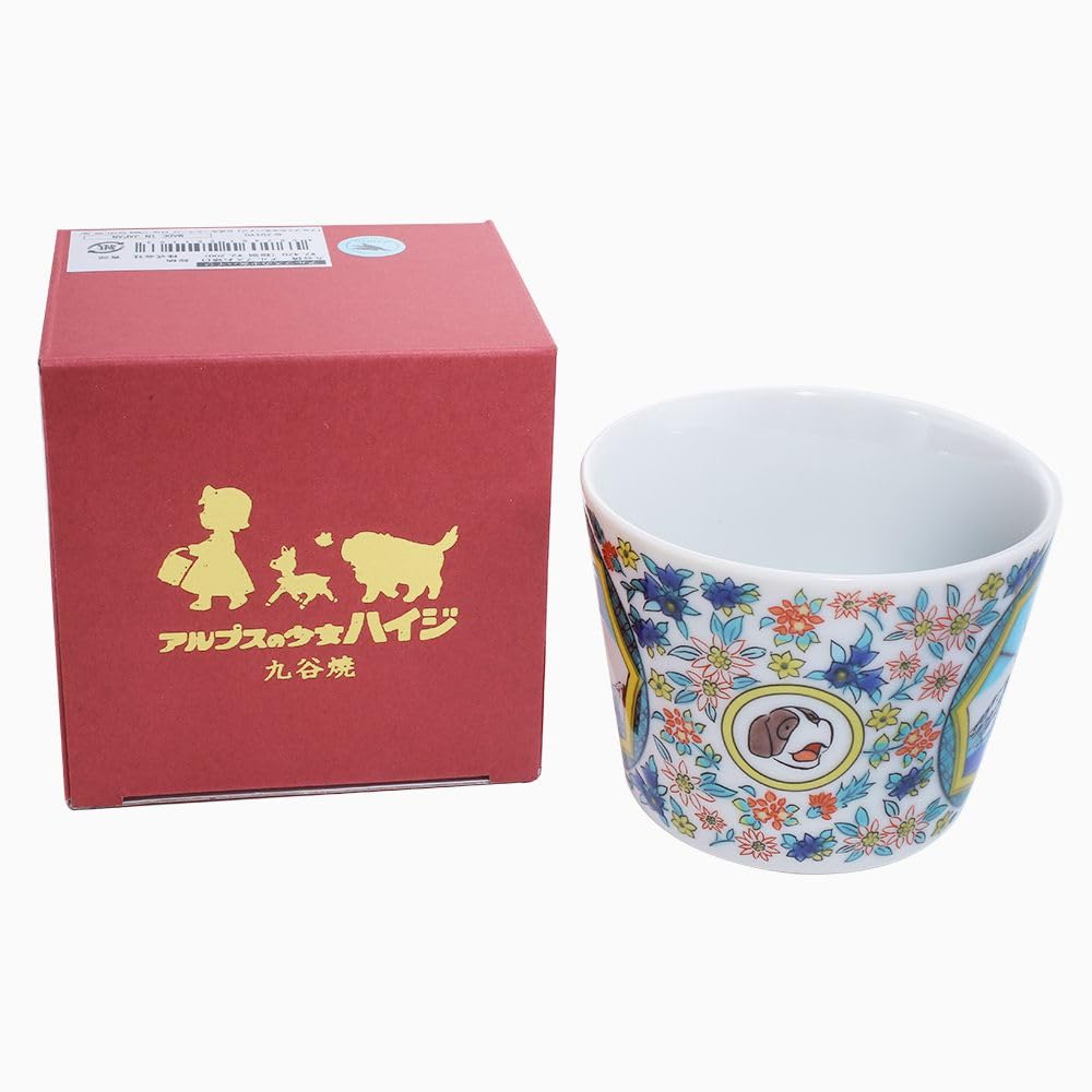 Made In Japan Kutani Ware Alps Girl Tableware Colored Free Gift Tell Me Heidi/Heidi Pottery/Tableware/Japanese Cup/Cup/Cup Anniversary/Birthday