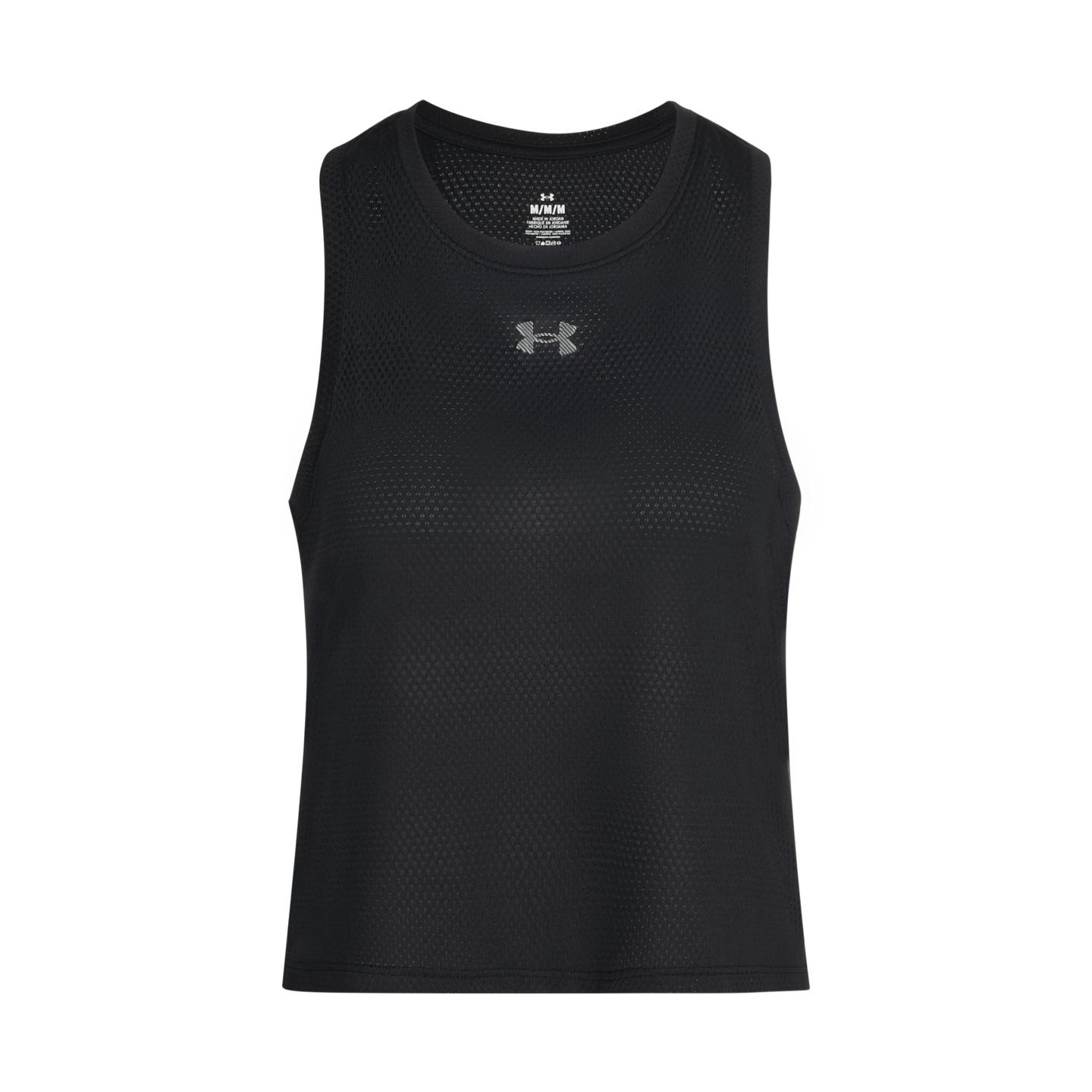 Under Armour Велосити Жаккардовая текстура Свободный Легкий Удобный Дышащий Повседневный Жилет Женские топы 6009541-001 XS