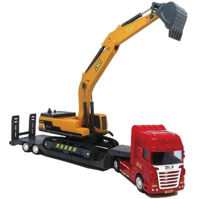 Morytrade Truck Trailer Toy Gift for Boys and Kids 6+ (Excavator)