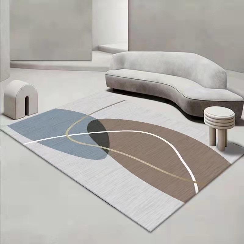 Nordic Style Simple Modern Carpet Living Room Sofa Bedroom Bedside Study Kitchen Entrance Door Rug Non-slip Fashion Decor Mat