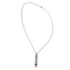 Stress Anxiety Relief Breathing Necklace Stainless Steel Meditation Whistle Necklace for Men Women