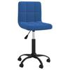 Day and Night - Day and Night Blue Velvet Swivel Dining Chair