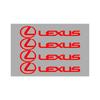 Innenaufkleber 4 Stück Auto-Scheibenwischer Reflektierende Aufkleber Karosserie Türgriff Wasserdichte Aufkleber für Lexus CT200h Fsport ES LS IS G