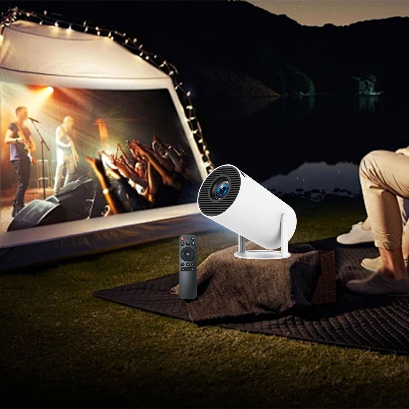 

Мини-проектор 720P с автоматической коррекцией домашнего кинотеатра для телефона HY300 HY300